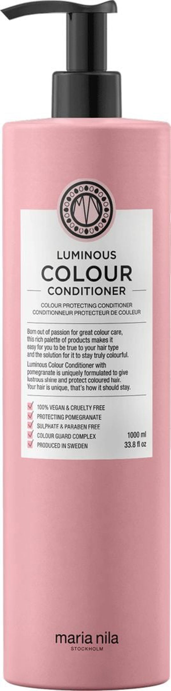 Maria Nila Luminous Color Conditioner για Βαμμένα Μαλλιά, 1000ml