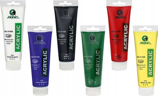 Ακρυλικό χρώμα Maries Marie's 120ml, ΚΙΤΡΙΝΟ