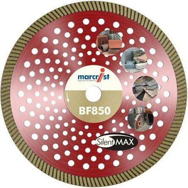 Marcrist Διαμαντόδισκος BF850 Turbo 125mm, Επαγγελματικός Δίσκος Κοπής για Μπετόν και Γρανίτη, 22.2mm