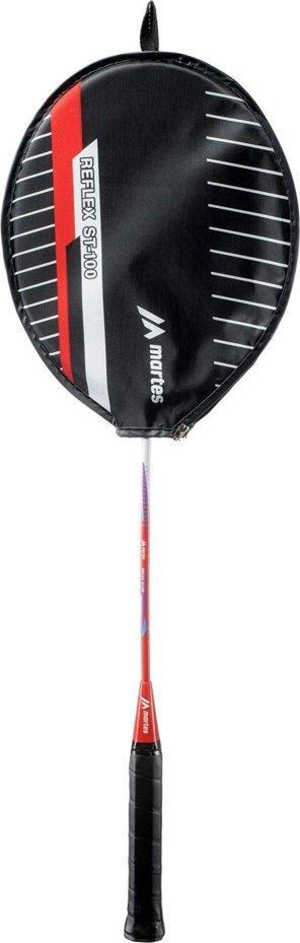 Ρακέτα μπάντμιντον Martes Reflex S-100 κόκκινο-λευκή