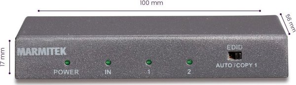 Marmitek Marmitek HDMI Splitter Split 612 UHD 2.0