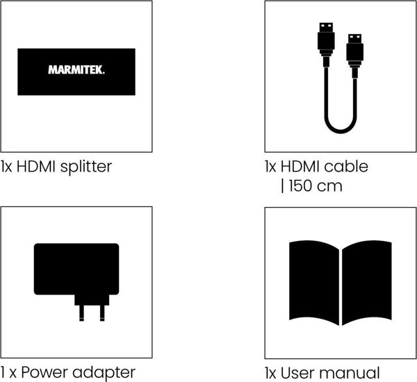 Marmitek Marmitek HDMI Splitter Split 612 UHD 2.0