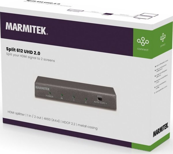 Marmitek Marmitek HDMI Splitter Split 612 UHD 2.0