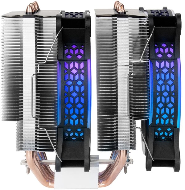 Ψύκτρα CPU Mars Gaming MCPU-XT Διπλός Πύργος Ψύξης 300W 2x120mm ARGB