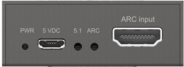 Marmitek Connect ARC13, 5 V, 55 mm, 70 mm, 20 mm, 80 g, HDMI, RCA, USB Type-A to Micro-USB Type-B