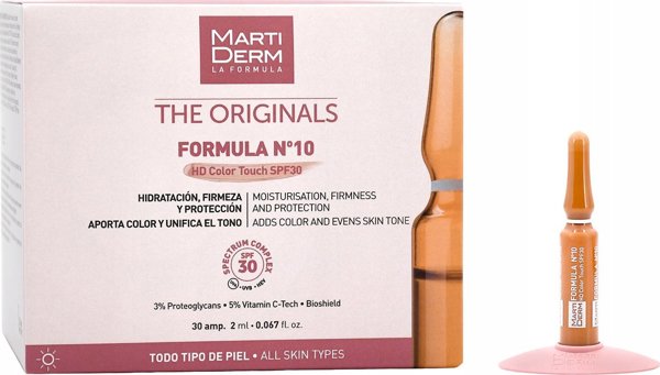 Martiderm Martiderm Αμπούλες Φόρμουλα Nº10 SPF 30 με χρώμα 30U