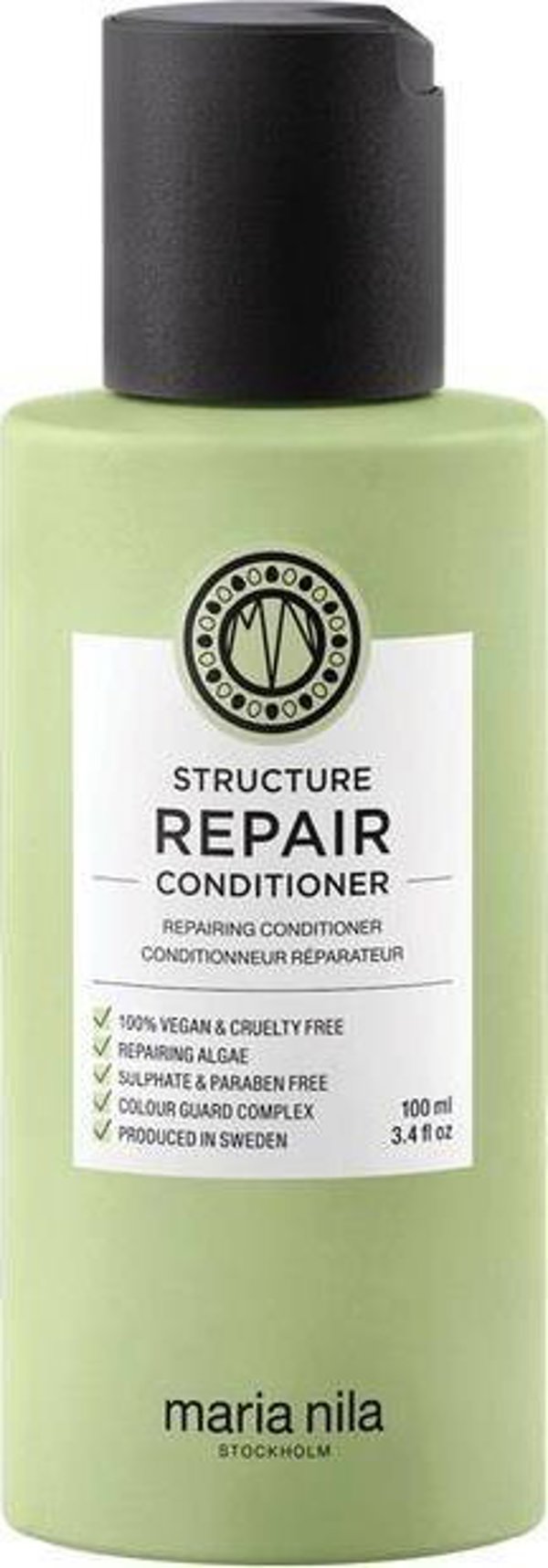 Maria Nila Structure Repair Μαλακτική Κρέμα Μαλλιών για Ξηρά & Ταλαιπωρημένα Μαλλιά, 100ml