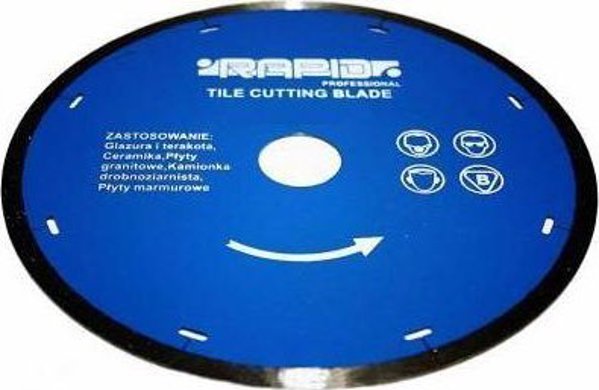 Mar-Pol Διαμαντόδισκος Πλήρης 250x1,6x30mm, Δίσκος Κοπής Υψηλής Ταχύτητας 8500 rpm