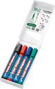 Edding Μαρκαδόροι για Πίνακες Flipchart e-383, 1-5 mm, 4 Τεμάχια, Ανάμεικτα Χρώματα