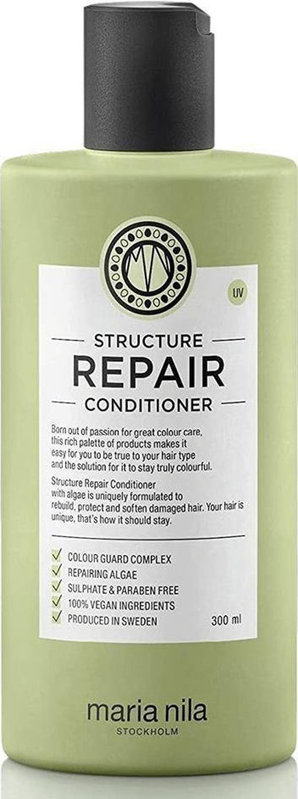 Maria Nila Structure Repair Conditioner – Μαλακτική Κρέμα για Ξηρά & Κατεστραμμένα Μαλλιά, 300ml