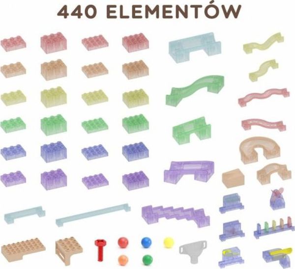 Masterkidz STEM Board Σετ Κατασκευών 440 Τεμάχια - Εκπαιδευτικό Παιχνίδι Δημιουργίας ME15143