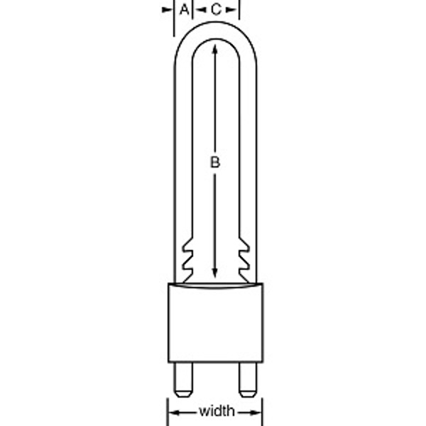 Κλειδαριά MasterLock ορειχάλκινη 50mm έως 155mm - HS/70 7mm ρυθμιζόμενο και αφαιρούμενο λουκέτο (1950EURD)