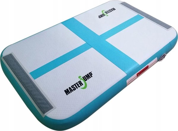 Master AirBoard Φουσκωτό Στρώμα Γυμναστικής & Τραμπολίνο, 60 x 100 x 10 cm, Grey/Teal