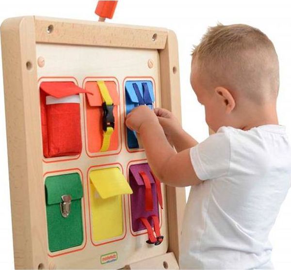 Masterkidz Τσέπες για Κλείσιμο και Άνοιγμα Φερμουάρ Πίνακας τοίχου 8614857 6955920012517
