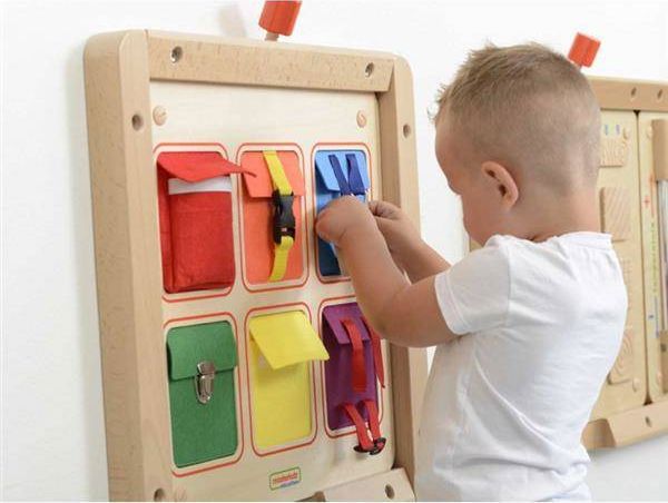 Masterkidz Τσέπες για Κλείσιμο και Άνοιγμα Φερμουάρ Πίνακας τοίχου 8614857 6955920012517