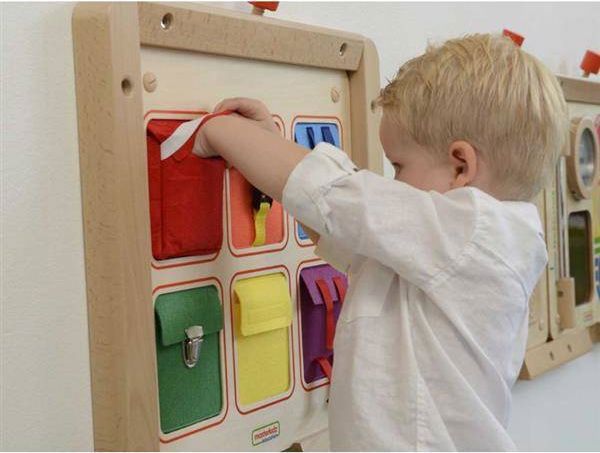 Masterkidz Τσέπες για Κλείσιμο και Άνοιγμα Φερμουάρ Πίνακας τοίχου 8614857 6955920012517