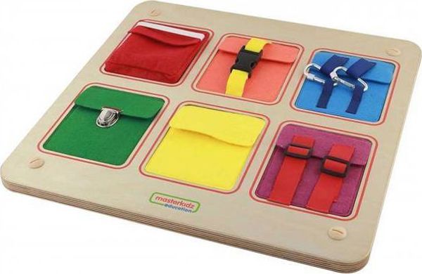 Masterkidz Τσέπες για Κλείσιμο και Άνοιγμα Φερμουάρ Πίνακας τοίχου 8614857 6955920012517