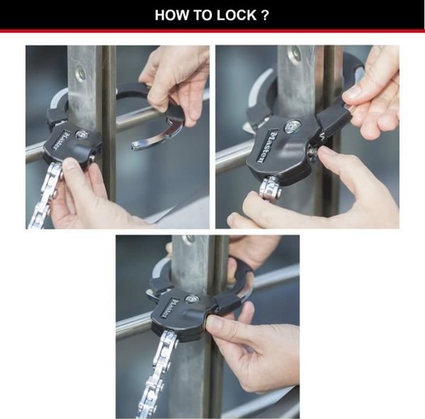 MasterLock Master Lock Street Cuff with Key long 8290EURDPRO