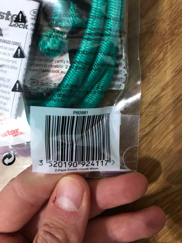 MasterLock 2x1 Master Lock Twin Wire Bungee 3021EURDAT