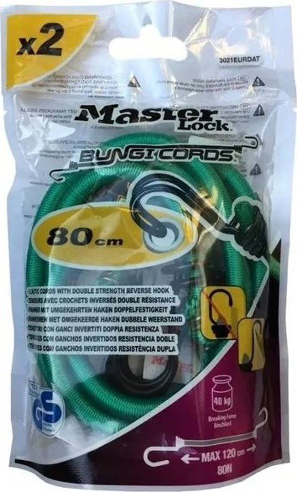 MasterLock 2x1 Master Lock Twin Wire Bungee 3021EURDAT