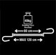 MasterLock 2x1 Master Lock Twin Wire Bungee 3021EURDAT