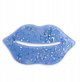 Μάσκα χειλιών IDC Institute Glitter Lip Pads Blue, 1 τεμ.