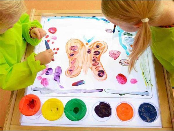 Masterkidz MASTERKIDZ Τετράγωνος δίσκος ζωγραφικής 8614874 6955920012401