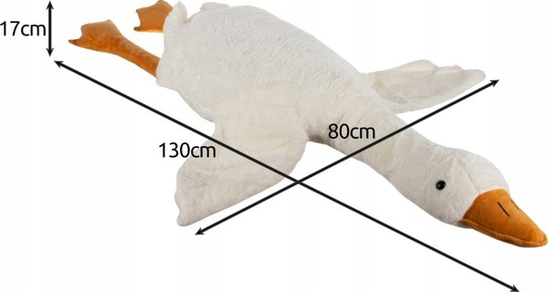 Λούτρινο παιχνίδι - χήνα 130cm Kruzzel 24720