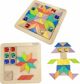 Masterkidz MASTERKIDZ Puzzle Μωσαϊκό Εκμάθηση χρωμάτων και σχημάτων Tangram 9012492 6955920014573
