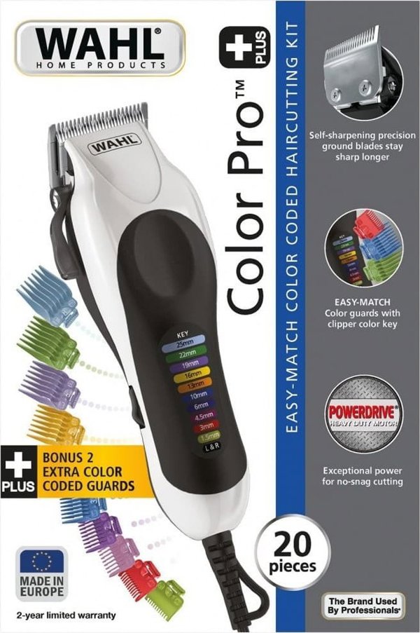 Κούρεμα μαλλιών Wahl Wahl 20 τεμαχίων Color Pro Plus 12573509 5996415034288