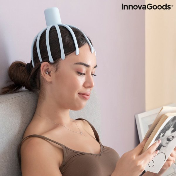 InnovaGoods Helax Ασύρματο Μασάζ Κεφαλής, Ηλεκτρική Συσκευή Μασάζ για Χαλάρωση