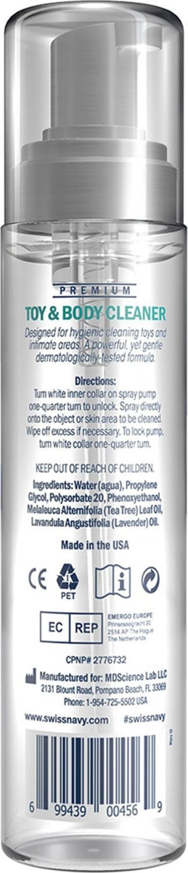 Μασάζ Swiss Navy Swiss Navy Toy & Body Cleaner Foaming 207ml