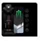 Materialowy Fotel Diablo X-Player 2.0 Small: Bialo-czarny