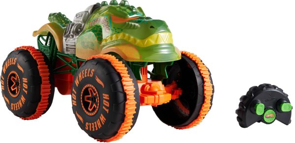 Mattel Hot Wheels Monster Truck RC 1:15 Rageasaur - Τηλεκατευθυνόμενο Όχημα