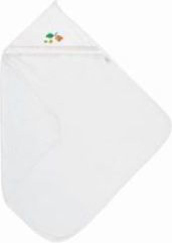 Matex Βρεφική πετσέτα μπάνιου maxi 100x100 λευκή (MT0135)