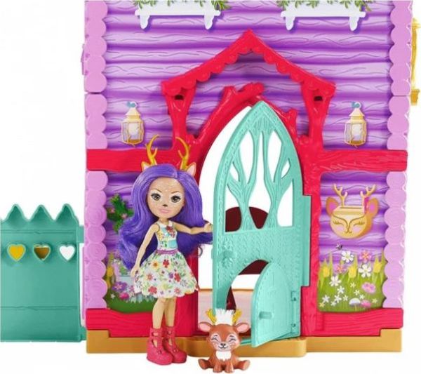 Mattel Enchantimals Μικρό Σπίτι των Ελαφιών (GYJ18) - Σετ Παιχνιδιού με Κούκλα και Αξεσουάρ