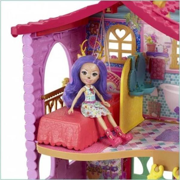 Mattel Enchantimals Μικρό Σπίτι των Ελαφιών (GYJ18) - Σετ Παιχνιδιού με Κούκλα και Αξεσουάρ