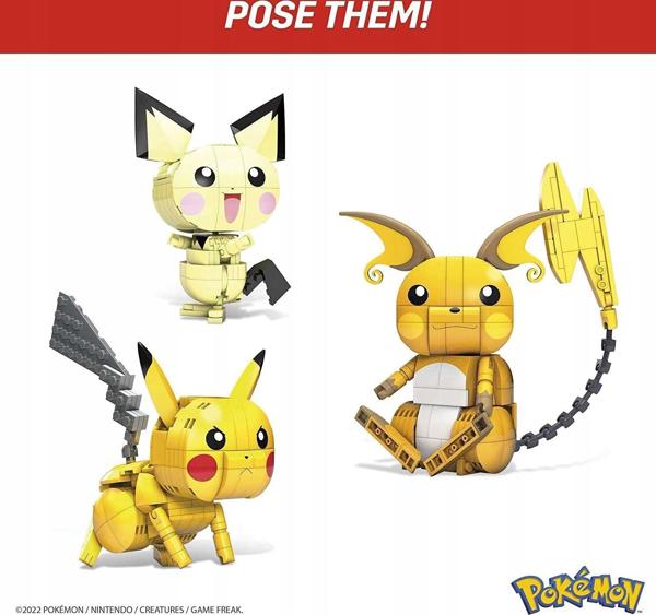 Mega Bloks Pokemon Τρίο Construx (GYH06) - Σετ Δημιουργικών Παιχνιδιών
