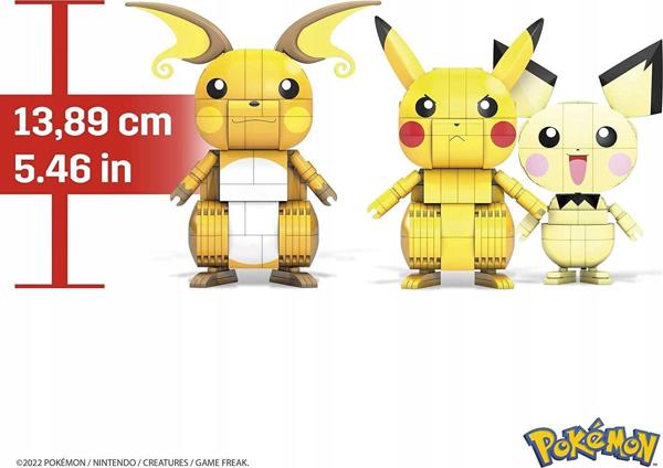 Mega Bloks Pokemon Τρίο Construx (GYH06) - Σετ Δημιουργικών Παιχνιδιών