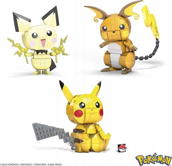 Mega Bloks Pokemon Τρίο Construx (GYH06) - Σετ Δημιουργικών Παιχνιδιών