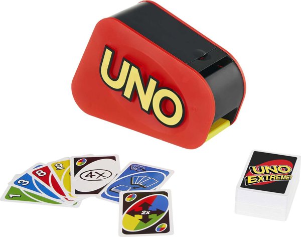 Mattel Uno Extreme! GXY75 – Επιτραπέζιο Παιχνίδι με Εκτοξευτή Καρτών