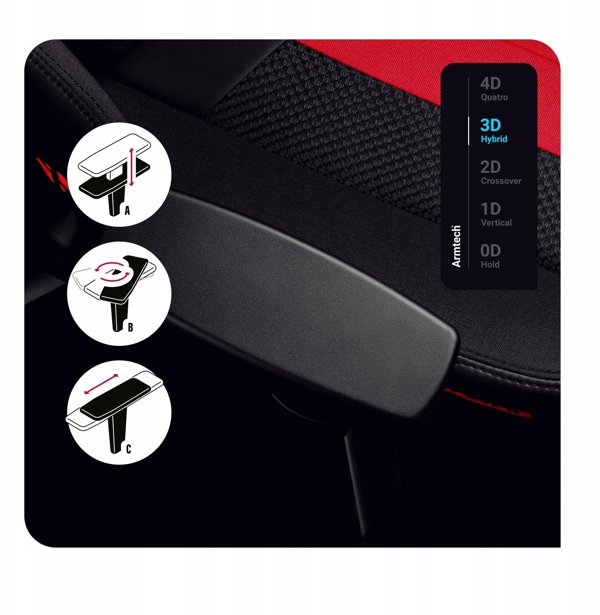 Ύφασμα Καρέκλα Diablo™X-Player 2.0 Small: Καστανέρυθρο-Ανθρακί
