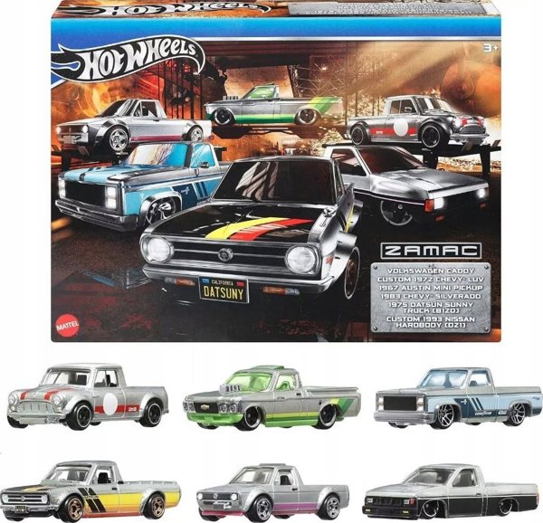 Mattel HW ZAMAC σετ 6 αυτοκινήτων HRX57 /6
