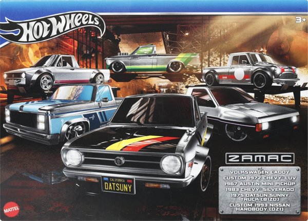 Mattel HW ZAMAC σετ 6 αυτοκινήτων HRX57 /6