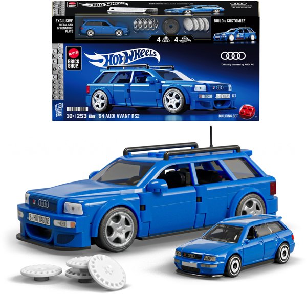 MATTEL BRICK SHOP HOT WHEELS konstruktorius – Speed Audi