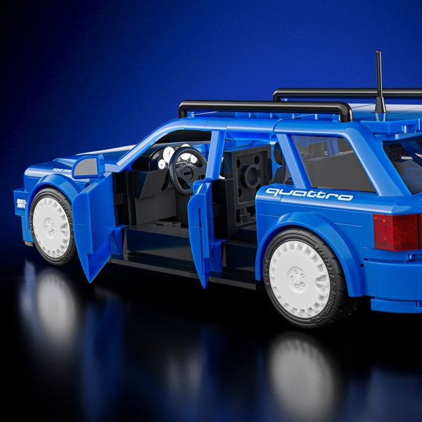MATTEL BRICK SHOP HOT WHEELS konstruktorius – Speed Audi