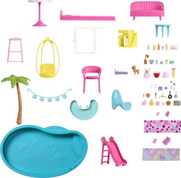 Mattel Barbie Dreamhouse Σπίτι Ονείρων (HMX10)