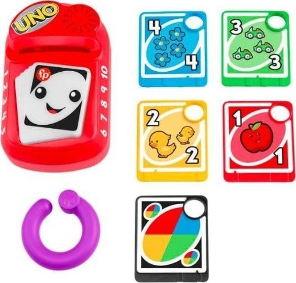 Mattel Fisher-Price Μάθε και Γέλα! Εκπαιδευτικό Uno - Διαδραστικό Παιχνίδι με Ήχους, Μουσική και Χρώματα