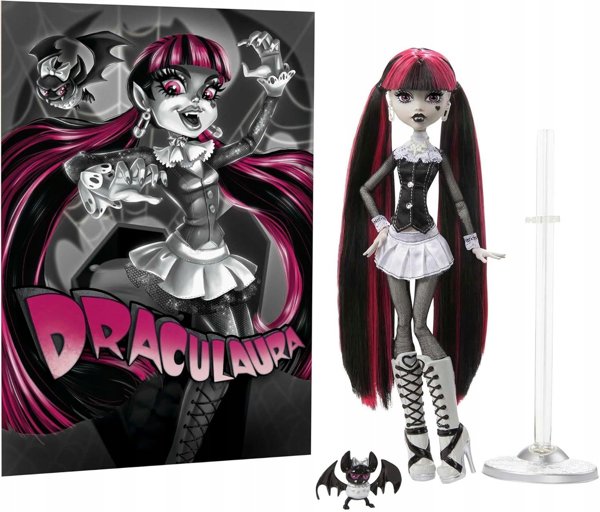 Monster High Reel Drama™ Τρομακτική Προβολή Draculaura Κούκλα HKN27