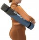 Enero Fit Αντιολισθητικό Στρώμα Γυμναστικής TPE, για Yoga & Pilates, Μαύρο-Μπλε